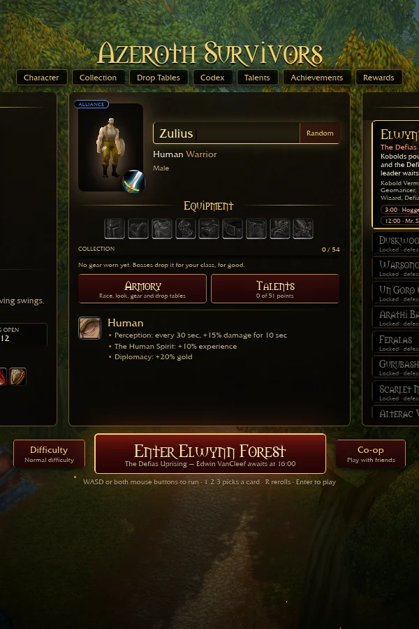 Capa: Azeroth Survivors