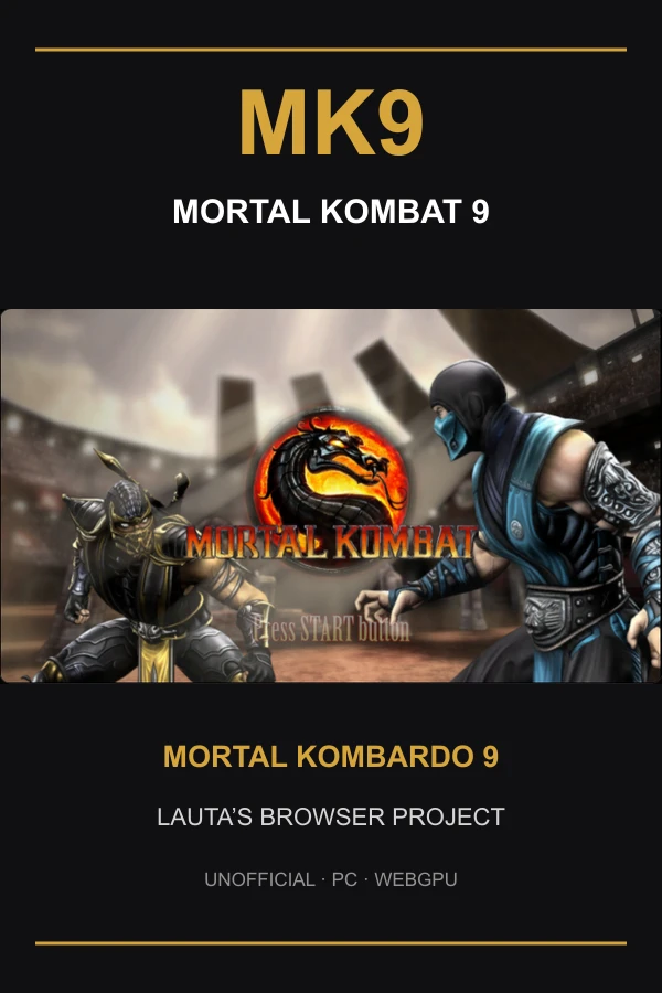 Cover artwork: Mortal Kombat 9